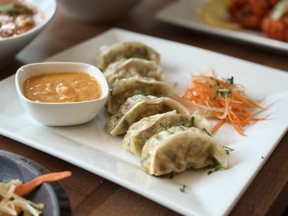 Chilli Paneer Momo.